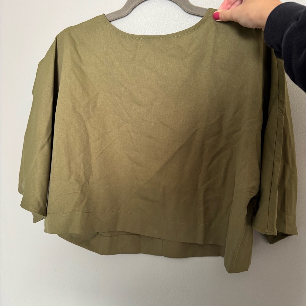 Zanzea Khaki Women's Blouse